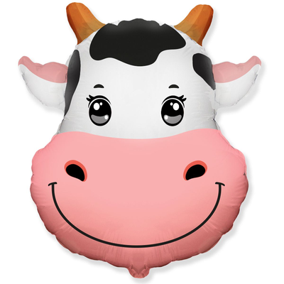 Фольгированная фигура Корова голова Flexmetal (в Инд. уп.) 3207-3526 фото