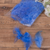 Декоративные перья Синие 2125 фото