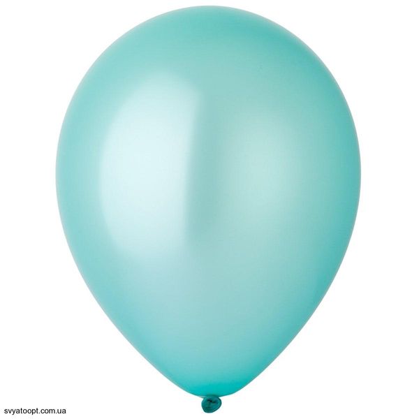Воздушные шарики Everts 12" - 30см металлик мятный 1102-1665 фото