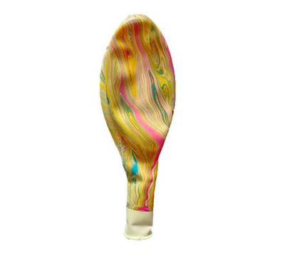 Giant balloon 19" (47.5 см) Marble Reflect Multicolor (1 шт) GB19500 фото