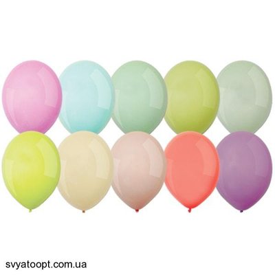 Повітряні кульки Everts 12" - 30см Macaron Асорті 1101-0559 фото
