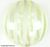 Фольга 3D сфера Bubble кристал жовтий Біла смужка (18") Китай 18007 фото