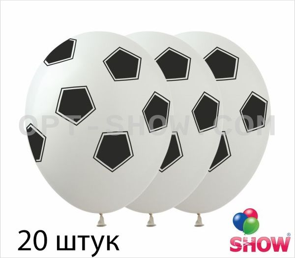 Кульки (20 шт.) ТМ Show (5 ст.) 12" (М'ячі) DM-16-20 фото