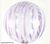 Фольга 3D сфера Bubble кристал Фіолетовий Біла смужка (18") Китай 18005 фото