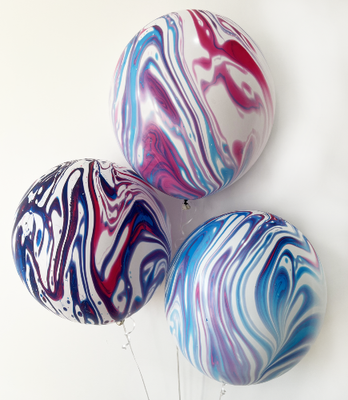 Giant balloon 21" (Marble Reflect Pastel/Мрамор Пастель многоцветная) (1 ш) GB21300 фото