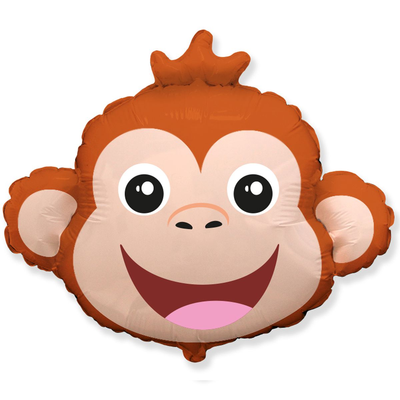Фольгована фігура Мавпа голова Flexmetal (в Інд. уп.) 3207-3523 фото