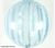 Фольга 3D сфера Bubble кристал Блакитний Біла смужка (18") Китай 18003 фото