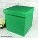 Подарункова коробка двосторонній картон "зелена" (30х30х30) 6069 фото 1