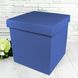 Подарочная коробка двусторонний картон "Синяя" (25х25х25) 6251 фото 1
