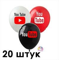 Кульки (20 шт.) ТМ Show (1 ст.) 12" (YouTube) YT-1-20 фото