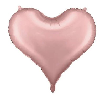 Фольгированная фигура Сердце Розовое сатин Partydeco FB141S-081J фото