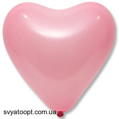 Кульки-серця Everts 12" - 30см рожеві 0341 1105-0341 фото