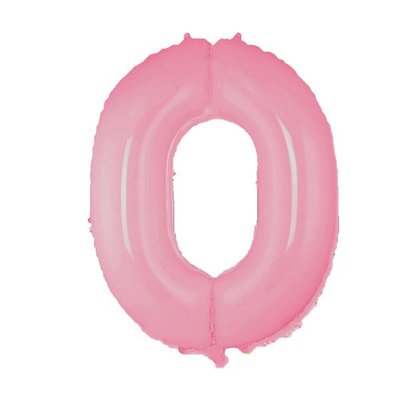Фольга рожева пастель цифра 0 (Flexmetal) (в Інд.уп) FM-pink-0 фото