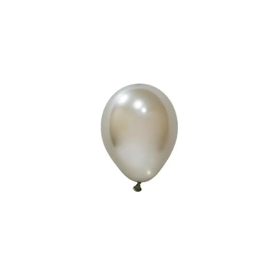Кулі Balonevi 5"/H41 (Біле-золото хром ) (100 шт) 12,5см BV-11758 фото