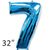 Фольга 32" Синяя цифра 7 (Flexmetal) 32-FM-Blue-7 фото