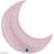 Фольгована фігура велика Місяць рожевий (Grabo) 3204-0760 фото