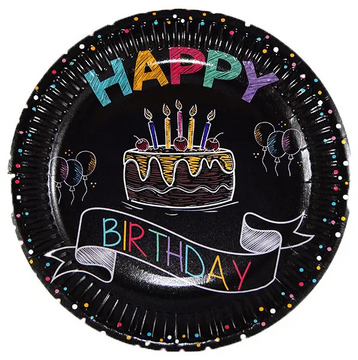 Happy birthday неоновий торт