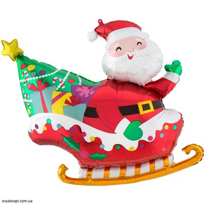 Фольгированная фигура Санта Клаус Anagram 3207-2966 фото