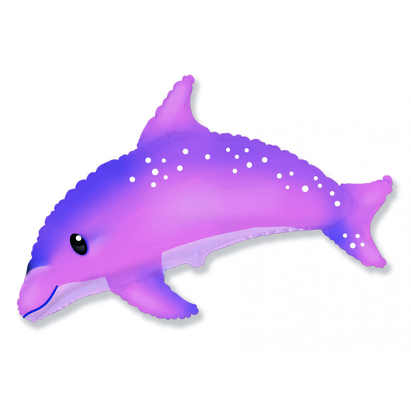 Фольгированная фигура Дельфин розовый Flexmetal (в Инд. уп.) 901883RS фото