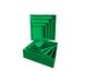Набір подарункових коробок "Зелені" (4 шт.) двосторонній картон (h-9) Green-1 фото 1