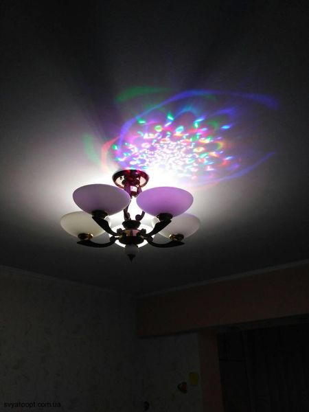 Обертова лампа LED "Диско Брилліант" 6254 фото
