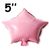 Фольга Китай микро Звезда 5" Розовая пастель 4420 фото