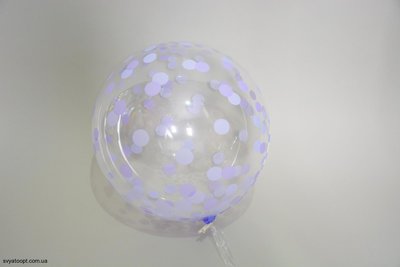 3D сфера Bubble Кружочки Фиолетовые (18") Китай R04 фото