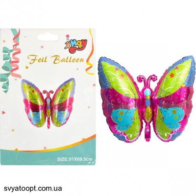 Фольгована фігура Метелик (Китай) (в індив. упаковці) 4917 фото