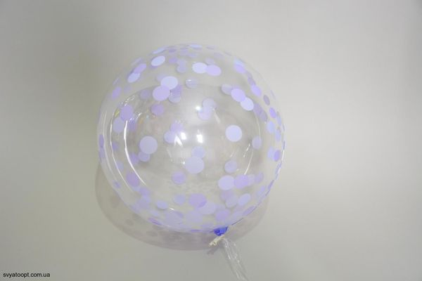 3D сфера Bubble Кружечки Фіолетові (18") Китай R04 фото
