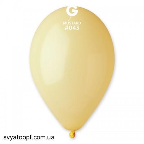 Шары Gemar 13" G120/43 (Baby yellow) (100 шт) 4033 фото