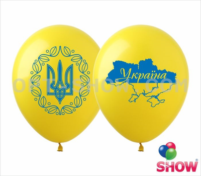 Кульки ТМ Show (2 ст.) 12" (Україна укр) (100 шт.) DP-8 фото