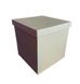 Подарункова коробка двосторонній картон "Крафтова" (25х25х25) kraft-2 фото 1